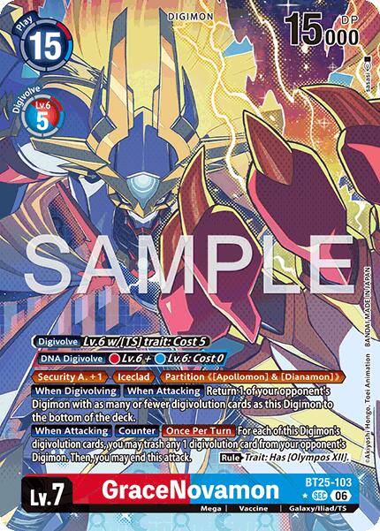 GraceNovamon [BT25-103] (Alternate Art) [Dual Revolution] | Shuffle n Cut Hobbies & Games