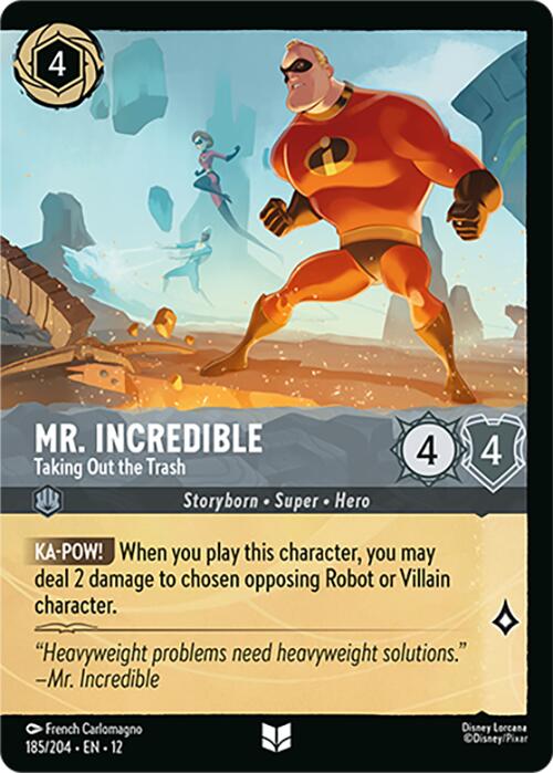 Mr. Incredible - Taking Out the Trash (Foil) (185/204) [Wilds Unknown] | Shuffle n Cut Hobbies & Games