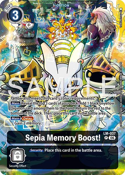 Sepia Memory Boost! [LM-037] (Alternate Art) [Starter Deck: Beatbreak] | Shuffle n Cut Hobbies & Games