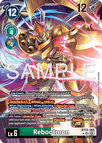 Rebootmon [BT25-060] (Alternate Art) [Dual Revolution] | Shuffle n Cut Hobbies & Games