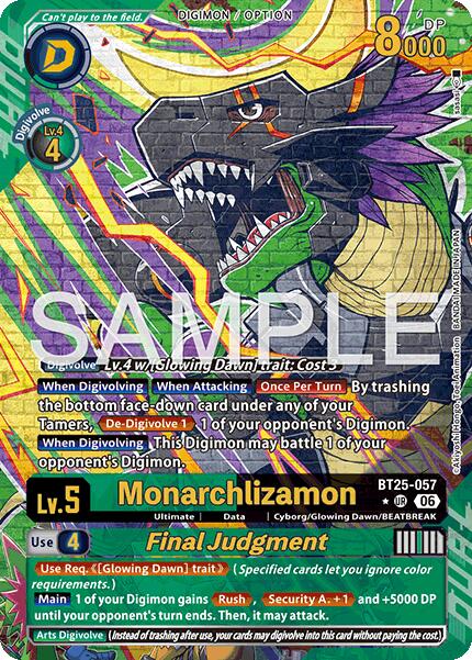 Monarchlizamon // Final Judgement [BT25-057] (Alternate Art) [Dual Revolution] | Shuffle n Cut Hobbies & Games