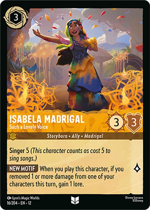 Isabela Madrigal - Such a Lovely Voice (16/204) [Wilds Unknown] | Shuffle n Cut Hobbies & Games