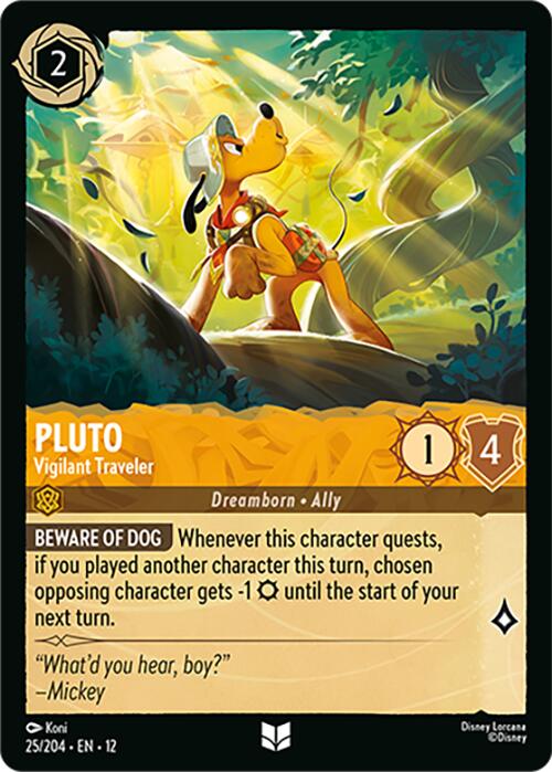 Pluto - Vigilant Traveler (25/204) [Wilds Unknown] | Shuffle n Cut Hobbies & Games