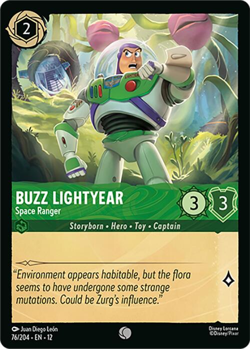 Buzz Lightyear - Space Ranger (76/204) [Wilds Unknown] | Shuffle n Cut Hobbies & Games