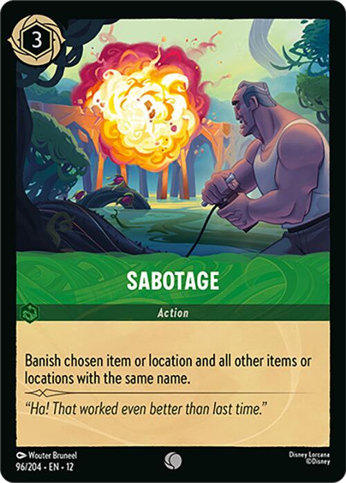 Sabotage (96/204) [Wilds Unknown] | Shuffle n Cut Hobbies & Games
