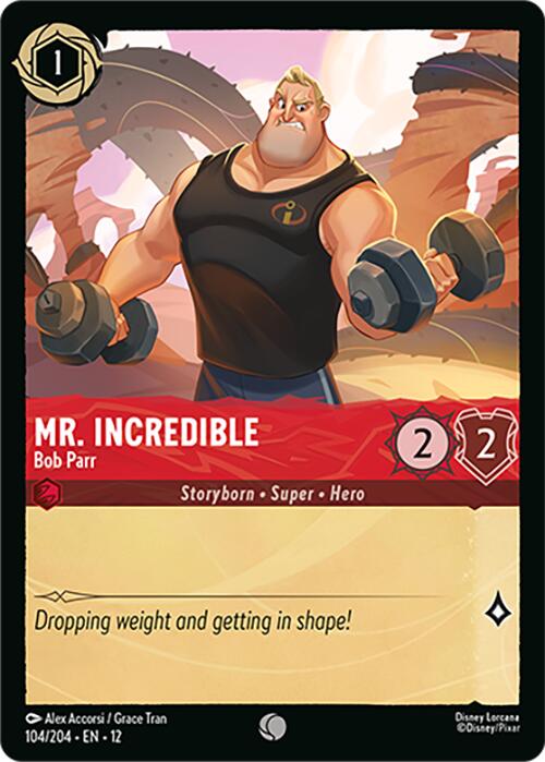 Mr. Incredible - Bob Parr (104/204) [Wilds Unknown] | Shuffle n Cut Hobbies & Games