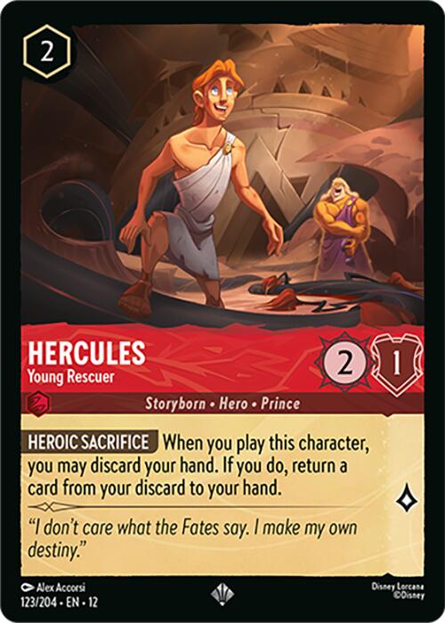 Hercules - Young Rescuer (123/204) [Wilds Unknown] | Shuffle n Cut Hobbies & Games