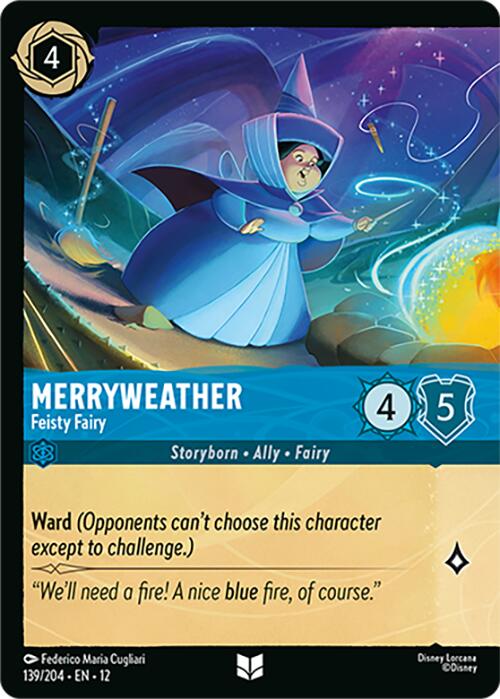 Merryweather - Feisty Fairy (Foil) (139/204) [Wilds Unknown] | Shuffle n Cut Hobbies & Games