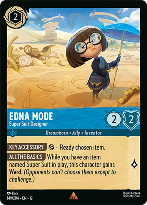 Edna Mode - Super Suit Designer (149/204) [Wilds Unknown] | Shuffle n Cut Hobbies & Games