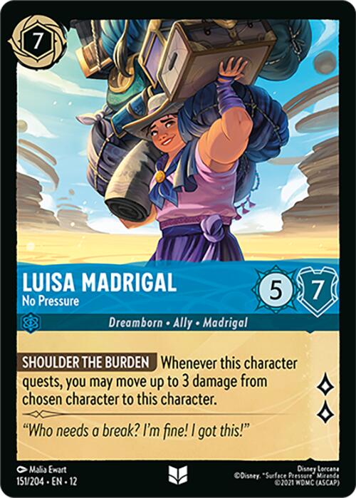 Luisa Madrigal - No Pressure (151/204) [Wilds Unknown] | Shuffle n Cut Hobbies & Games