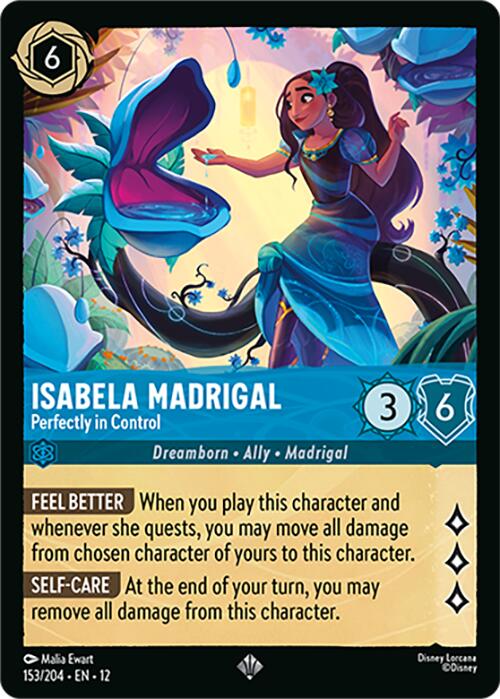 Isabela Madrigal - Perfectly in Control (153/204) [Wilds Unknown] | Shuffle n Cut Hobbies & Games
