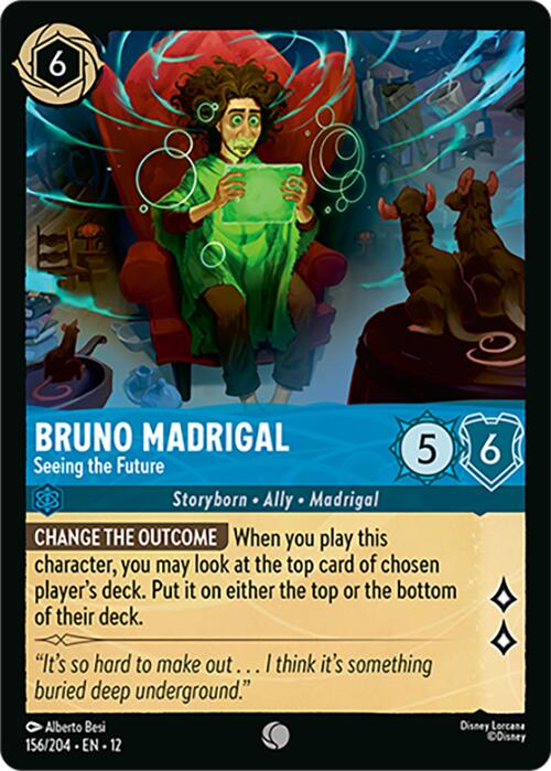 Bruno Madrigal - Seeing the Future (156/204) [Wilds Unknown] | Shuffle n Cut Hobbies & Games
