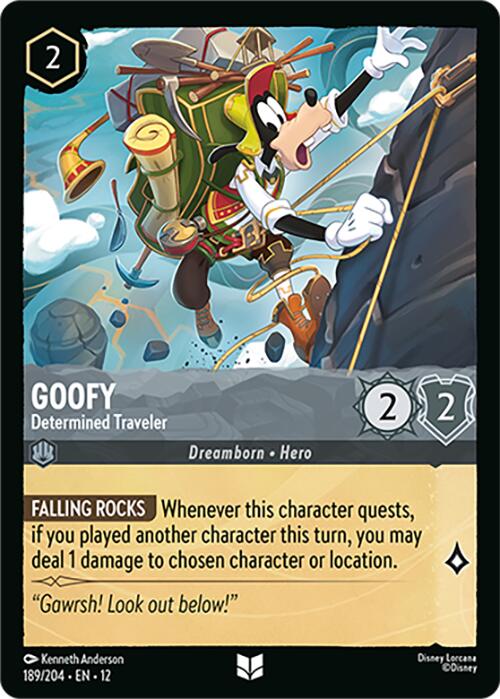 Goofy - Determined Traveler (189/204) [Wilds Unknown] | Shuffle n Cut Hobbies & Games