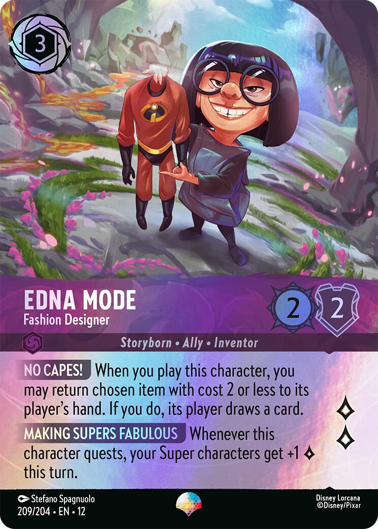 Edna Mode - Fashion Designer (Epic) (209/204) [Wilds Unknown] | Shuffle n Cut Hobbies & Games