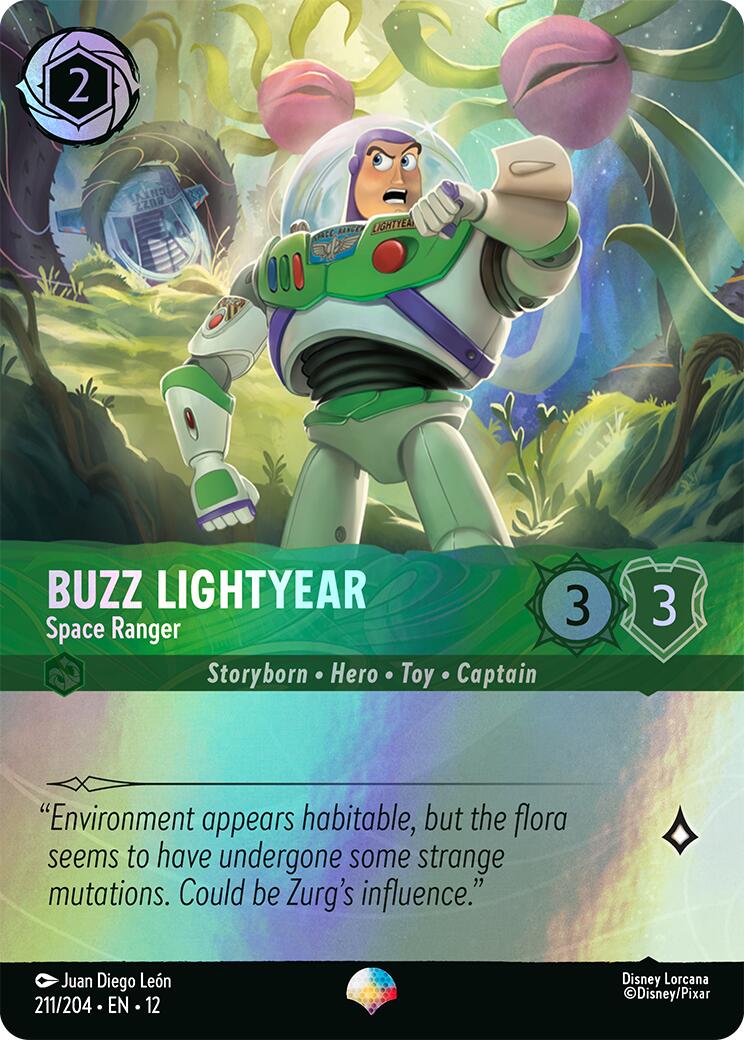 Buzz Lightyear - Space Ranger (Epic) (211/204) [Wilds Unknown] | Shuffle n Cut Hobbies & Games