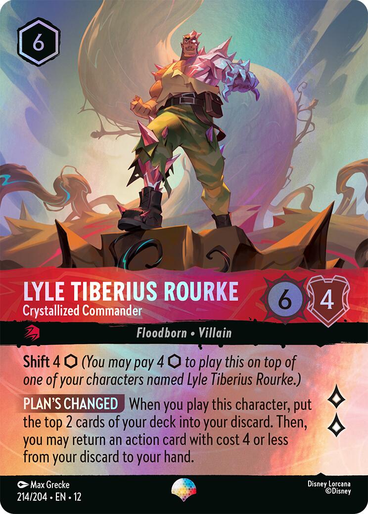 Lyle Tiberius Rourke - Crystallized Commander (Epic) (214/204) [Wilds Unknown] | Shuffle n Cut Hobbies & Games