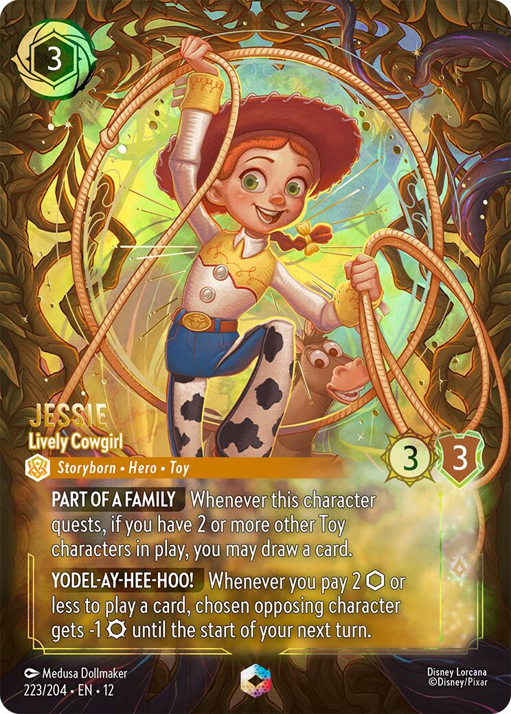 Jessie - Lively Cowgirl (Enchanted) (223/204) [Wilds Unknown] | Shuffle n Cut Hobbies & Games