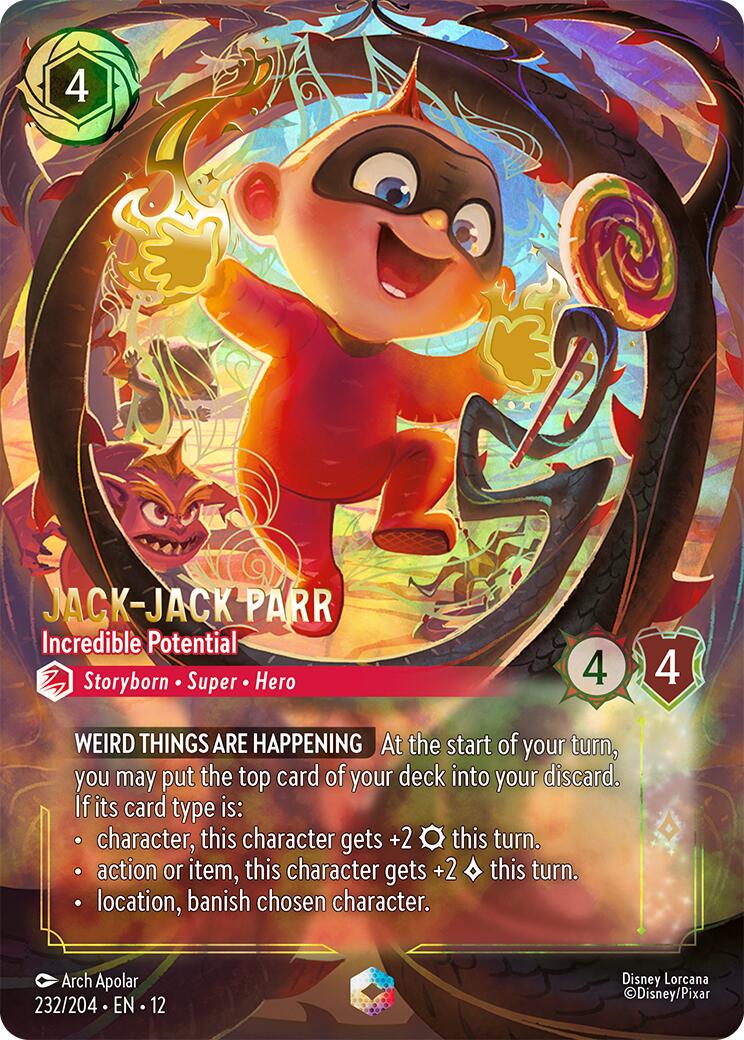 Jack-Jack Parr - Incredible Potential (Enchanted) (232/204) [Wilds Unknown] | Shuffle n Cut Hobbies & Games