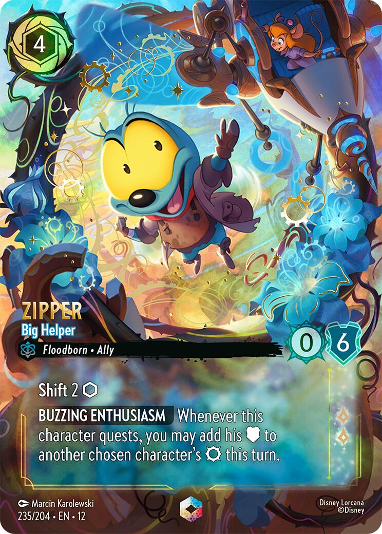 Zipper - Big Helper (Enchanted) (235/204) [Wilds Unknown] | Shuffle n Cut Hobbies & Games