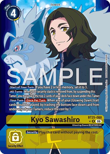 Kyo Sawashiro [BT25-088] (Alternate Art) [Dual Revolution] | Shuffle n Cut Hobbies & Games