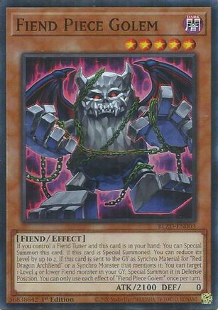 Fiend Piece Golem [BLZD-EN003] Common | Shuffle n Cut Hobbies & Games