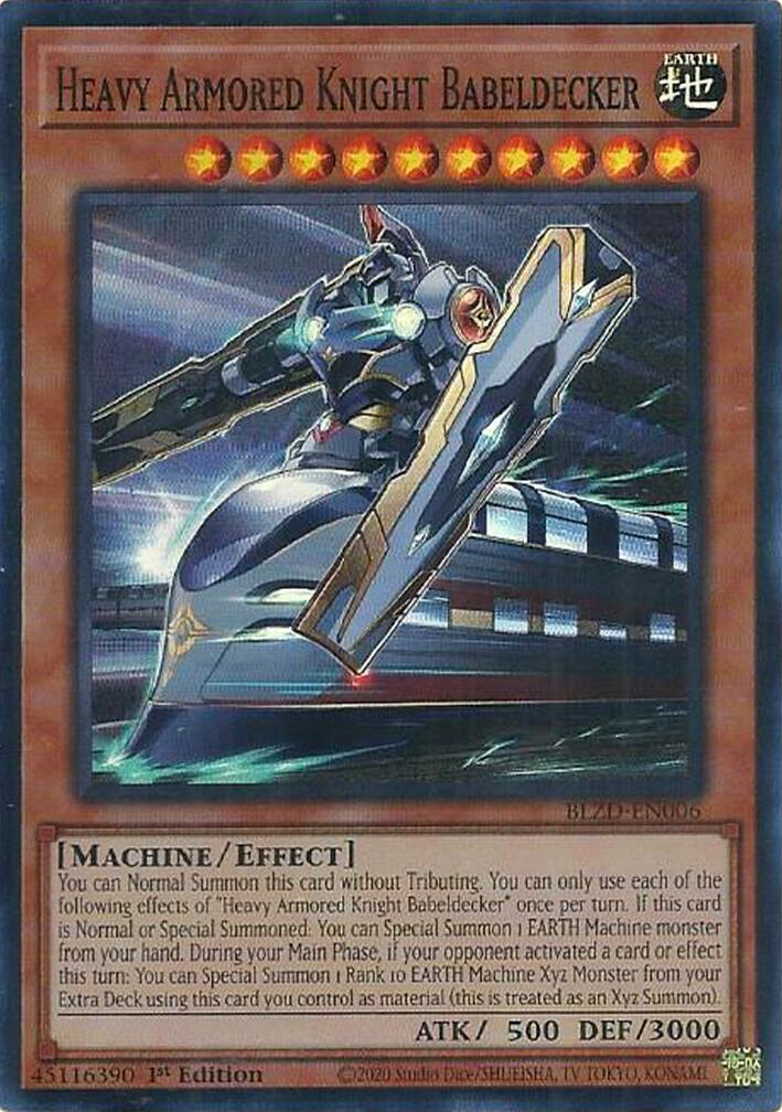 Heavy Armored Knight Babeldecker [BLZD-EN006] Super Rare | Shuffle n Cut Hobbies & Games