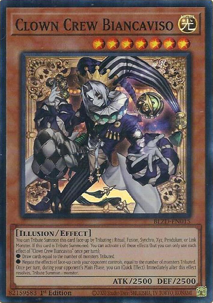 Clown Crew Biancaviso [BLZD-EN015] Super Rare | Shuffle n Cut Hobbies & Games