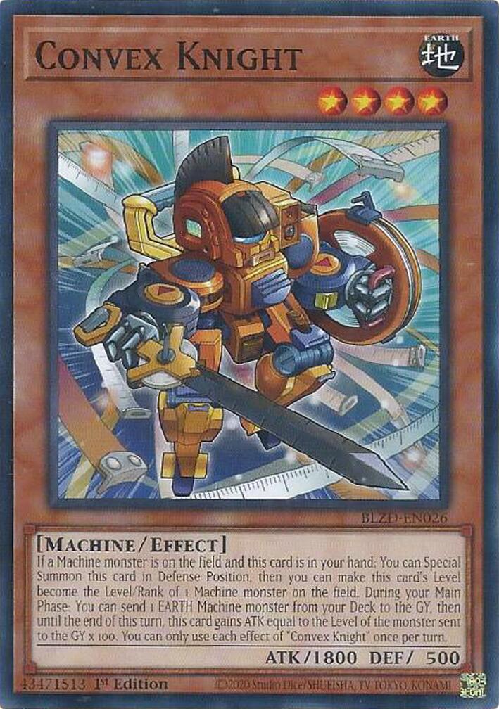 Convex Knight [BLZD-EN026] Common | Shuffle n Cut Hobbies & Games