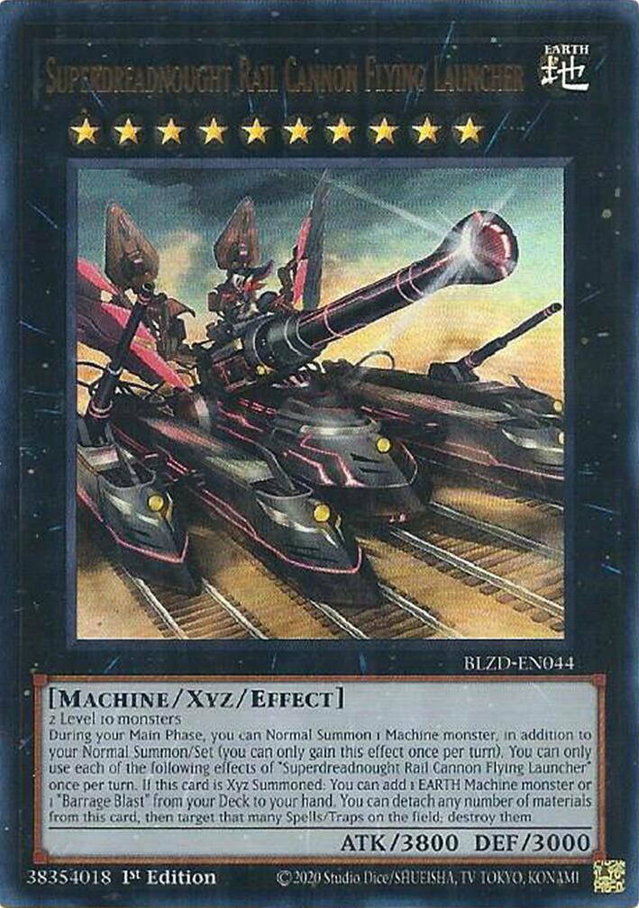Superdreadnought Rail Cannon Flying Launcher [BLZD-EN044] Ultra Rare | Shuffle n Cut Hobbies & Games