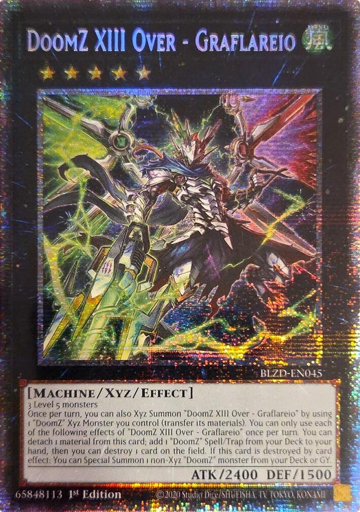 DoomZ XIII Over - Graflareio (Starlight Rare) [BLZD-EN045] Starlight Rare | Shuffle n Cut Hobbies & Games