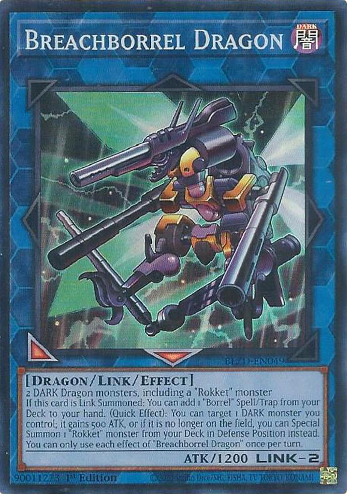 Breachborrel Dragon [BLZD-EN049] Super Rare | Shuffle n Cut Hobbies & Games
