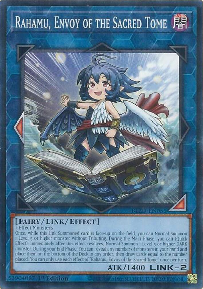 Rahamu, Envoy of the Sacred Tome [BLZD-EN051] Common | Shuffle n Cut Hobbies & Games