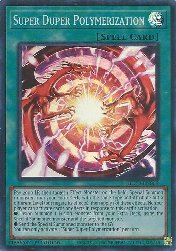 Super Duper Polymerization [BLZD-EN069] Super Rare | Shuffle n Cut Hobbies & Games