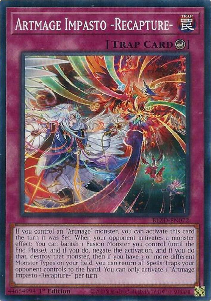 Artmage Impasto -Recapture- [BLZD-EN072] Common | Shuffle n Cut Hobbies & Games