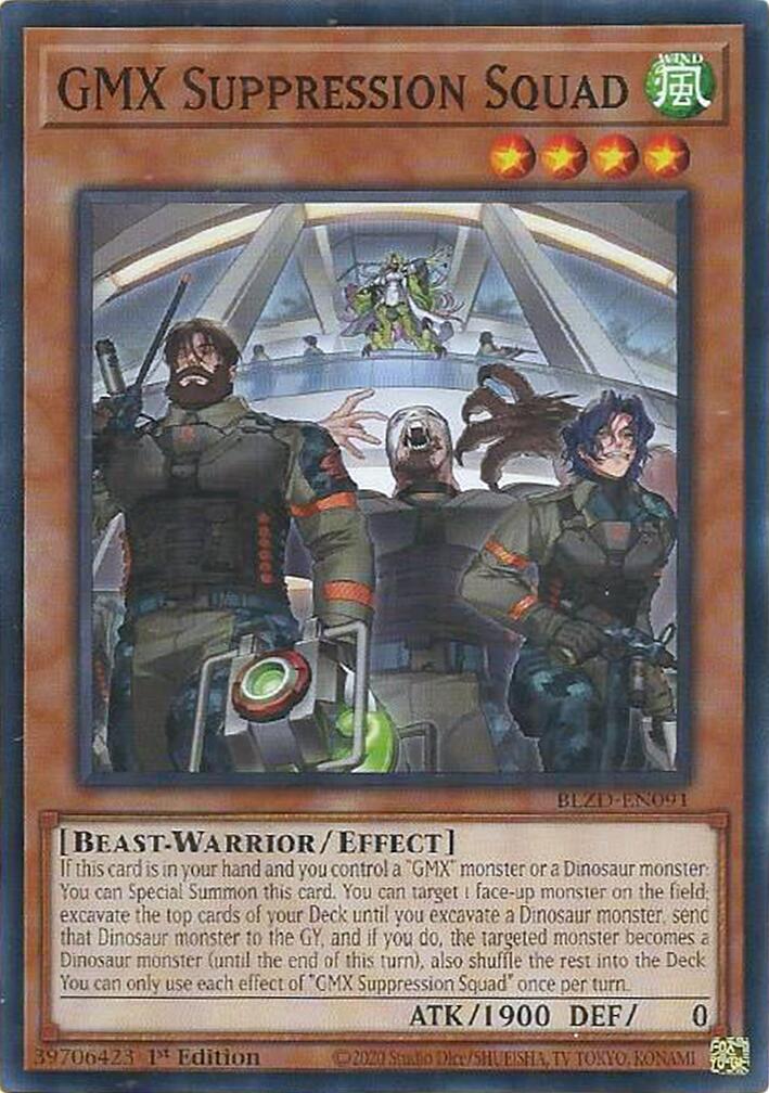 GMX Suppression Squad [BLZD-EN091] Common | Shuffle n Cut Hobbies & Games