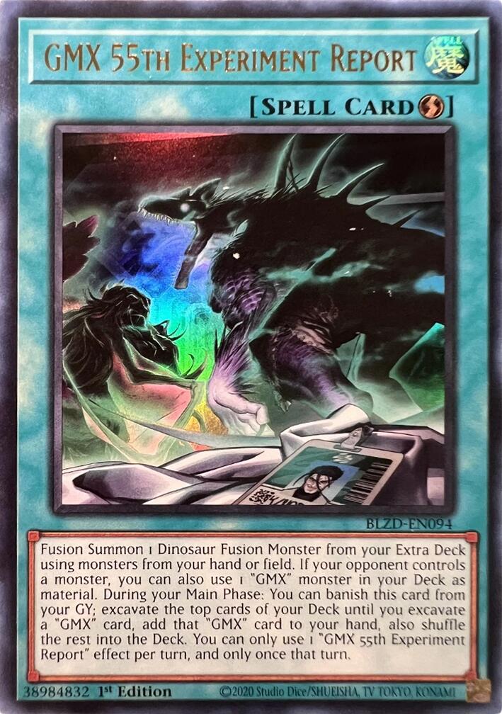 GMX 55th Experiment Report [BLZD-EN094] Ultra Rare | Shuffle n Cut Hobbies & Games