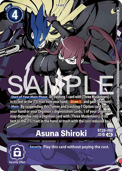 Asuna Shiroki [BT25-092] (Rare Pull) [Dual Revolution] | Shuffle n Cut Hobbies & Games
