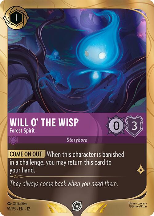 Will o' the Wisp - Forest Spirit (51) [Promo Cards] | Shuffle n Cut Hobbies & Games