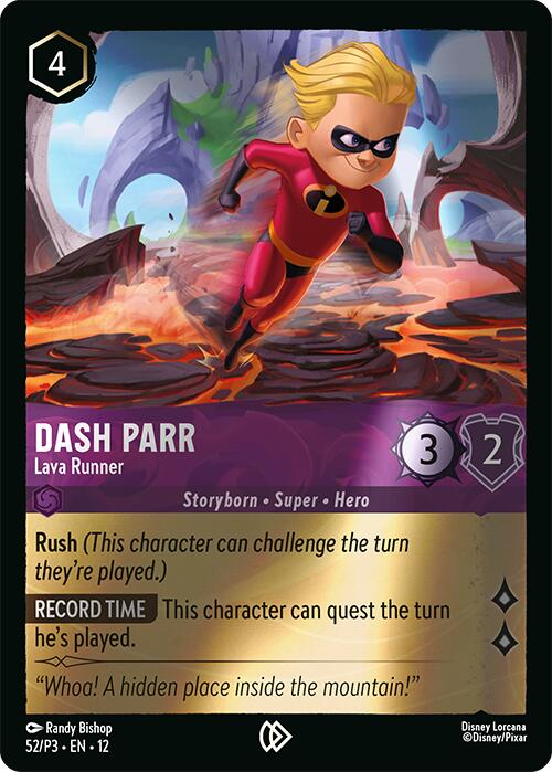 Dash Parr - Lava Runner (52) [Promo Cards] | Shuffle n Cut Hobbies & Games