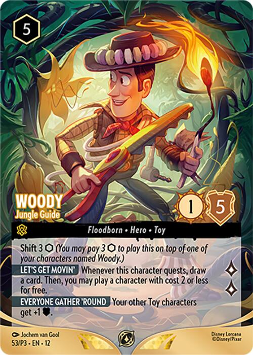 Woody - Jungle Guide (Store Championship Participant) (53) [Promo Cards] | Shuffle n Cut Hobbies & Games