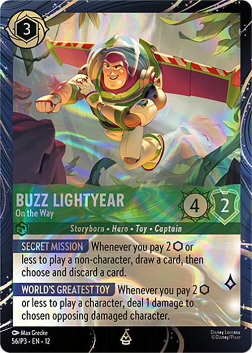 Buzz Lightyear - On the Way (56) [Promo Cards] | Shuffle n Cut Hobbies & Games