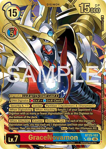 GraceNovamon [BT25-103] (Rare Pull) [Dual Revolution] | Shuffle n Cut Hobbies & Games