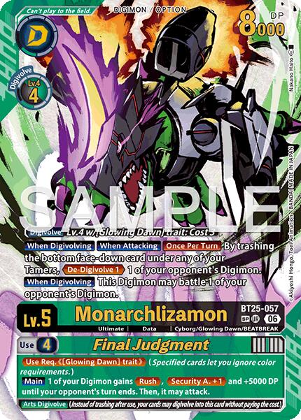 Monarchlizamon // Final Judgement [BT25-057] (SP) [Dual Revolution] | Shuffle n Cut Hobbies & Games