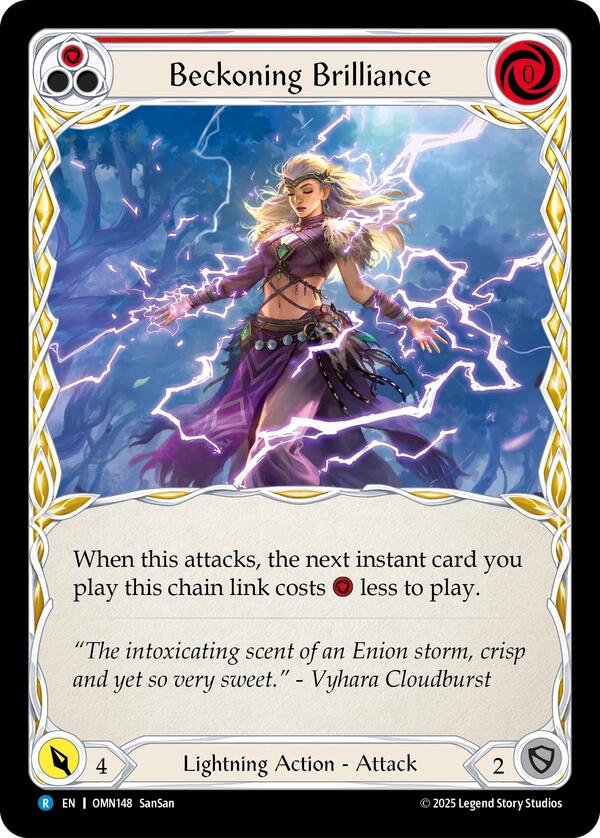 Beckoning Brilliance [OMN148] (Omens of the Third Age)  Rainbow Foil | Shuffle n Cut Hobbies & Games