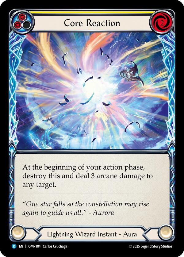 Core Reaction (Yellow) [OMN104] (Omens of the Third Age) | Shuffle n Cut Hobbies & Games