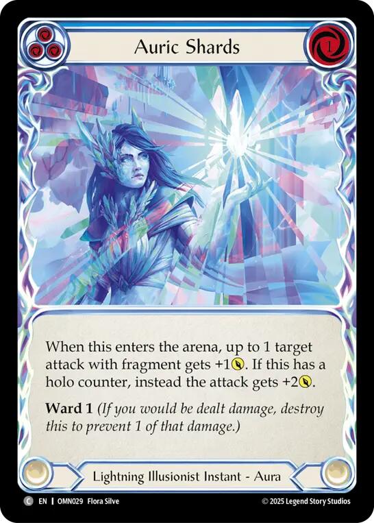 Auric Shards (Blue) [OMN029] (Omens of the Third Age) | Shuffle n Cut Hobbies & Games