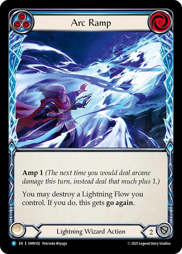 Arc Ramp (Blue) [OMN102] (Omens of the Third Age)  Rainbow Foil | Shuffle n Cut Hobbies & Games