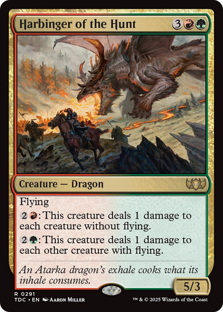Harbinger of the Hunt [Tarkir: Dragonstorm Commander] | Shuffle n Cut Hobbies & Games