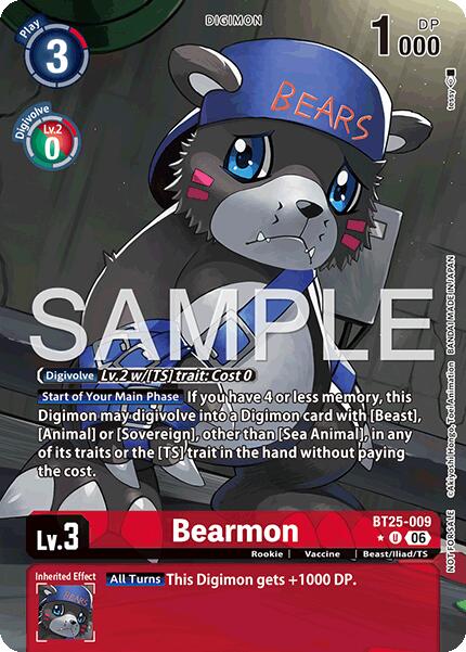 Bearmon [BT25-009] (Full Art) [Dual Revolution] | Shuffle n Cut Hobbies & Games