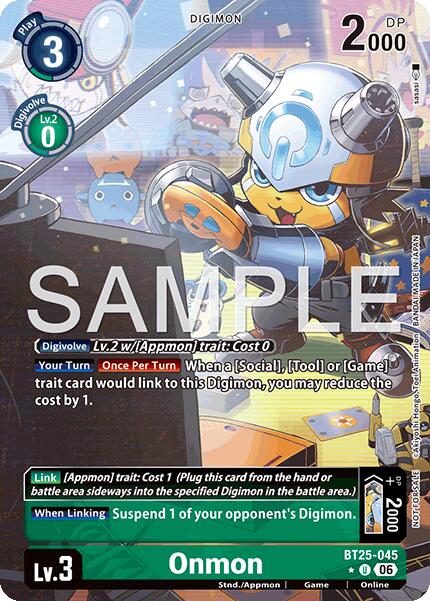 Onmon [BT25-045] (Full Art) [Dual Revolution] | Shuffle n Cut Hobbies & Games